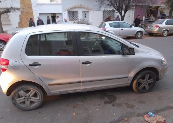 ACCIDENTE ENTRE UN AUTO Y UNA MOTO