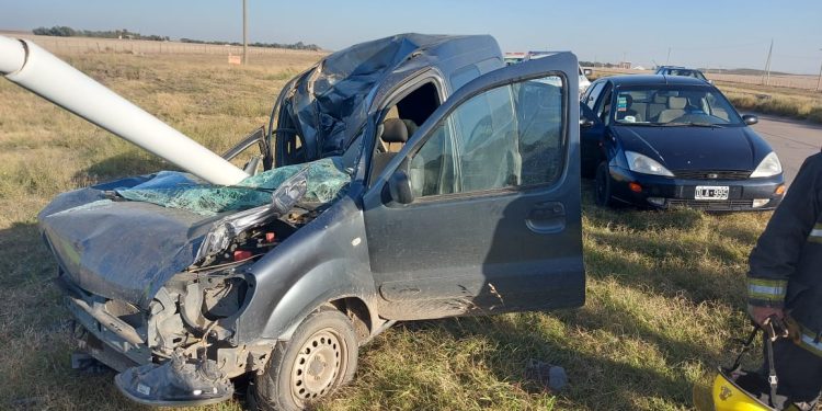 FUERTE ACCIDENTE EN LA RUTA 3