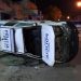FUERTE VUELCO DE UN MÓVIL POLICIAL
