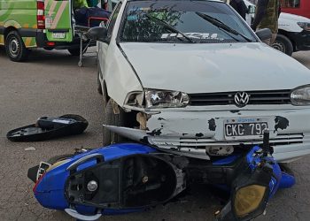 ACCIDENTE EN SAAVEDRA Y ESMERALDA