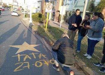 ORANGE: «CON LA PINTADA DE ESTAS ESTRELLAS BUSCAMOS QUE LA GENTE TOME CONSCIENCIA»