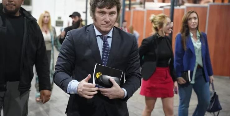 JAVIER MILEI HABLÓ DE SU CANDIDATO A GOBERNADOR BONAERENSE Y DIJO QUE QUIERE A GUILLERMO BRITOS