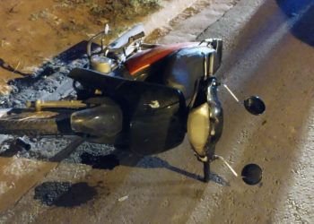 UN HOMBRE FUE EMBESTIDO POR UNA MOTO EN CHILE AL 1700