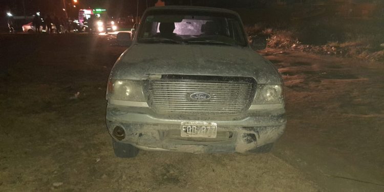 UNA CAMIONETA COLISIONÓ CONTRA UNA BICICLETA