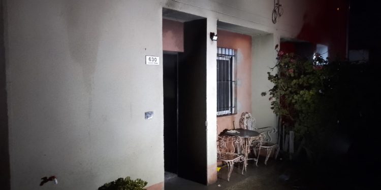 INCENDIO EN UNA VIVIENDA DE CALLE SÁENZ PEÑA 630