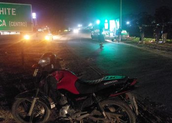UN MOTOCICLISTA SE ACCIDENTÓ EN RUTA 3 Y PEDRO PICO