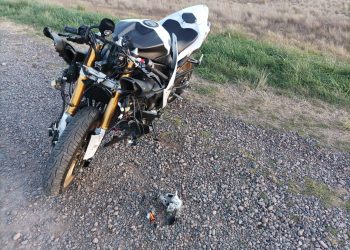 UN HOMBRE EN GRAVE ESTADO AL CHOCAR CON SU MOTO