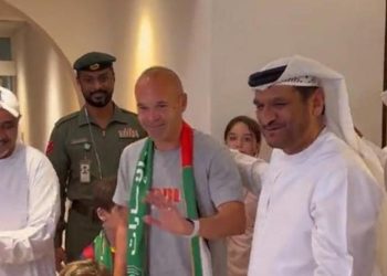 A LOS 39 AÑOS, ANDRÉS INIESTA FUE PRESENTADO EN SU NUEVO CLUB