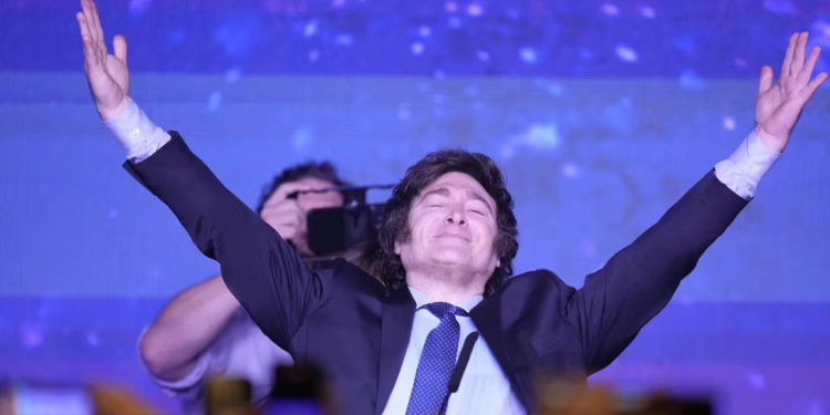 SORPRENDENTE ELECCIÓN DE JAVIER MILEI, GANÓ LAS PASO CON MÁS DEL 30%