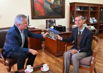 HÉCTOR GAY RECIBIÓ AL NUEVO CÓNSUL DE ITALIA