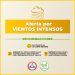 ALERTA POR VIENTOS FUERTES