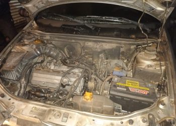 UN AUTO SE PRENDIÓ FUEGO EN BERUTTI AL 3500