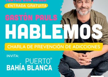PUERTO CULTURAL: GASTON PAULS DARÁ UNA CHARA SOBRE PREVENCIÓN DE ADICCIONES