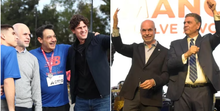 A UNA SEMANA DE LAS PASO, LARRETA SE MOSTRÓ CON LOUSTEAU Y JORGE MACRI