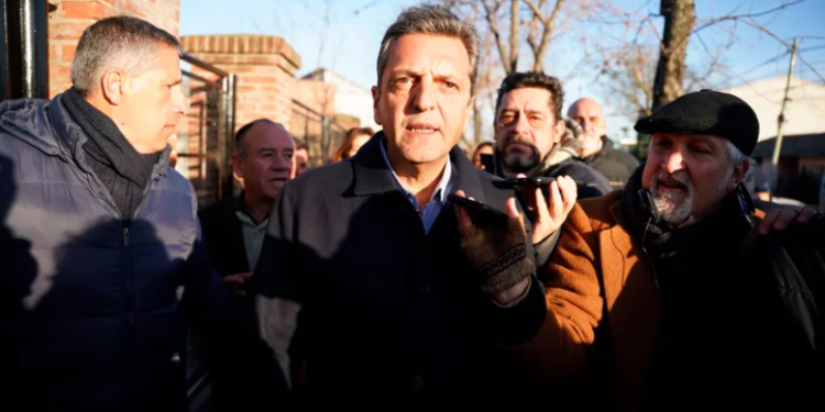 ELECCIONES 2023: VOTÓ SERGIO MASSA