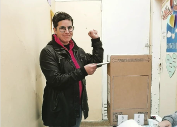 ELECCIONES 2023: DANIELA RODRÍGUEZ EMITIÓ SU VOTO ESTA MAÑANA