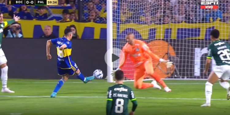BOCA JUNIORS MERECIÓ MÁS, PERO EMPATÓ 0-0 ANTE PALMEIRAS EN LA BOMBONERA