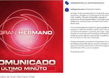 ESCÁNDALO EN GRAN HERMANO CHILE: EMITIERON UN COMUNICADO TRAS LA DENUNCIA DE ABUSO DE UNA PARTICIPANTE