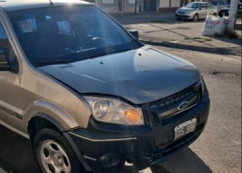 UNA CAMIONETA Y UNA MOTO CHOCARON EN BERUTTI Y PEDRO PICO