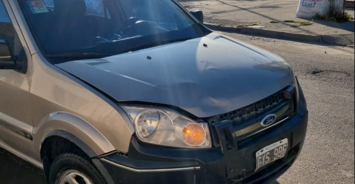 UNA CAMIONETA Y UNA MOTO CHOCARON EN BERUTTI Y PEDRO PICO