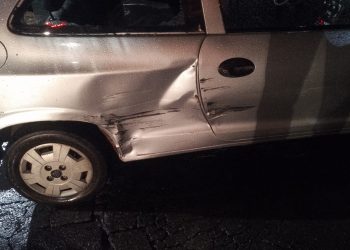 TOTALMENTE BORRACHO IMPACTÓ CONTRA OTRO AUTO