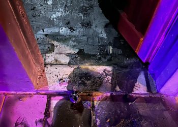 ARROJARON UNA MOLOTOV EN UNA CASA PROVOCANDO UN INCENDIO