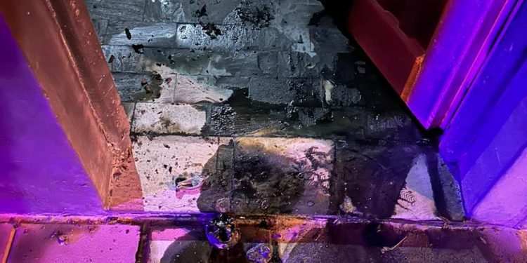 ARROJARON UNA MOLOTOV EN UNA CASA PROVOCANDO UN INCENDIO