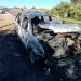 PÉRDIDAS TOTALES EN EL INCENDIO DE UNA CAMIONETA