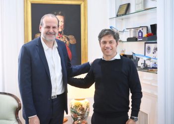 KICILLOF RECIBIÓ AL INTENDENTE ELECTO FEDERICO SUSBIELLES
