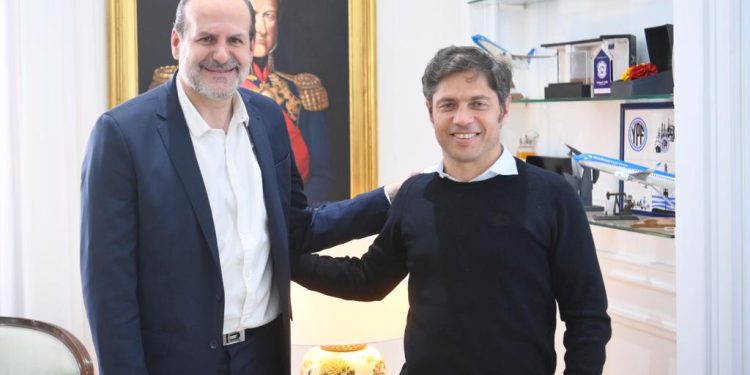 KICILLOF RECIBIÓ AL INTENDENTE ELECTO FEDERICO SUSBIELLES