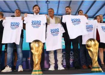 CONMEBOL ANUNCIÓ QUE LOS TRES PARTIDOS INAUGURALES DEL MUNDIAL 2030 SE JUGARÁN EN ARGENTINA, URUGUAY Y PARAGUAY