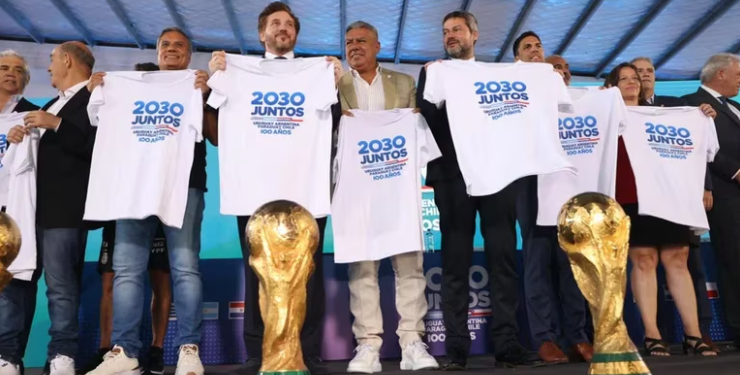 CONMEBOL ANUNCIÓ QUE LOS TRES PARTIDOS INAUGURALES DEL MUNDIAL 2030 SE JUGARÁN EN ARGENTINA, URUGUAY Y PARAGUAY