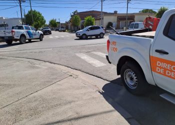 ACCIDENTE ENTRE UNA CICLISTA Y UN AUTO