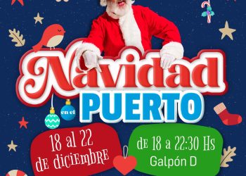 LLEGA PAPÁ NOEL AL PUERTO  DE BAHÍA BLANCA