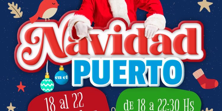 LLEGA PAPÁ NOEL AL PUERTO DE BAHÍA BLANCA