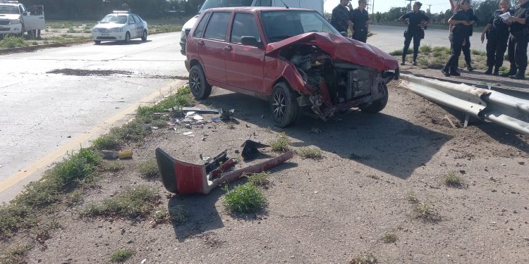 FUERTE ACCIDENTE EN LA ROTONDA DE GRÜMBEIN