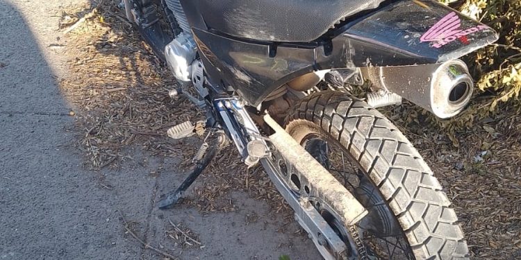 DOS MOTOS CHOCARON EN JUAN MOLINA Y SIXTO LASPIUR