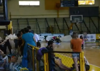 CAMPOS: «TENEMOS 95 PERSONAS QUE DUERMEN EN EL CENTRO DE EVACUADOS»