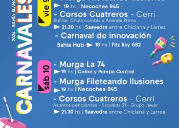 CARNAVAL 2024: MURGAS, ESPECTÁCULOS Y ACTIVIDADES EN DIFERENTES PUNTOS DE BAHÍA
