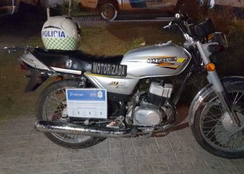 DOS MOTOS FUERON RECUPERADAS EN UN OPERATIVO POLICIAL
