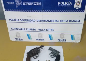 TRES PERSONAS DETENIDAS CON ARMAS DE FUEGO