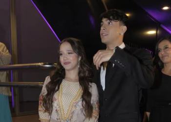 RUSHERKING Y ÁNGELA TORRES JUNTOS EN LA CENA DE GALA DE LUIS MIGUEL