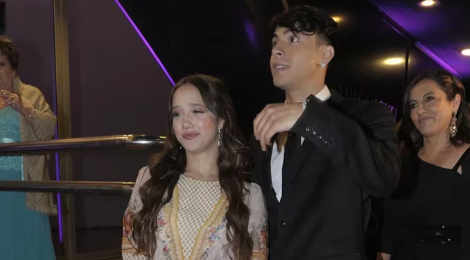 RUSHERKING Y ÁNGELA TORRES JUNTOS EN LA CENA DE GALA DE LUIS MIGUEL