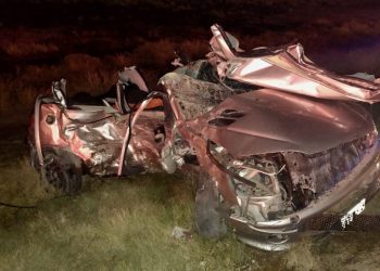 CUATRO PERSONAS HOSPITALIZADAS POR UN FUERTE ACCIDENTE