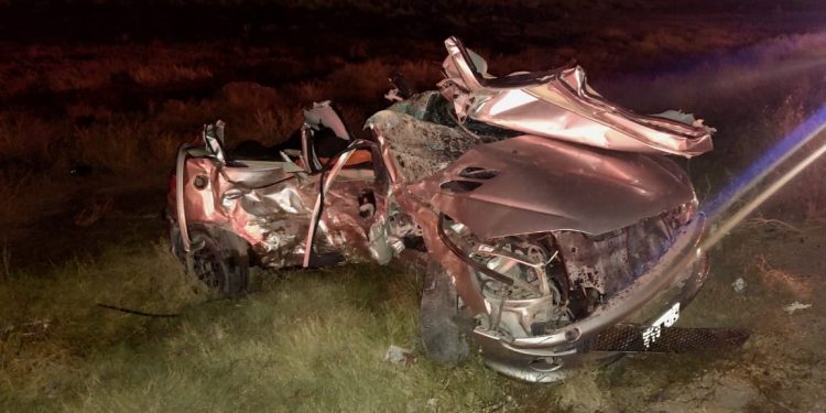 CUATRO PERSONAS HOSPITALIZADAS POR UN FUERTE ACCIDENTE