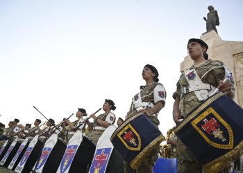 LA BANDA MILITAR «PUERTO ARGENTINO» CELEBRÓ EL DÍA DE LA MUJER TRABAJADORA CON UN CONCIERTO