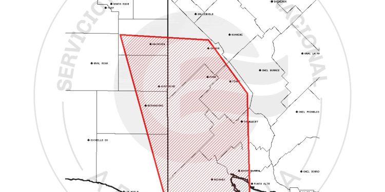 ALERTA METEOROLÓGICO A CORTO PLAZO EN BAHÍA