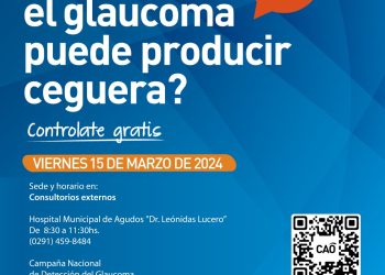 ZANCONI: «NO TIENE NINGÚN SÍNTOMA EL GLAUCOMA, POR ESO SON NECESARIOS LOS CONTROLES»