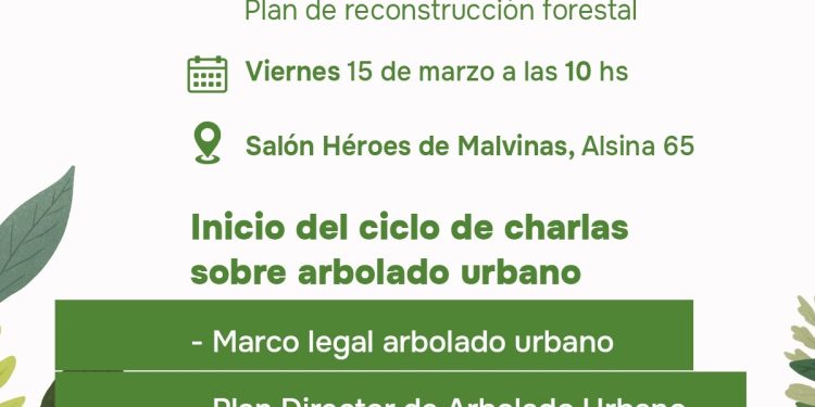 COMIENZAN LAS CHARLAS Y TALLERES EN EL MARCO DEL PROGRAMA REVERDECER BAHÍA