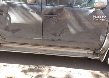 UN MOTOCICLISTA, ALCOHOLIZADO, CHOCO CONTRA UNA CAMIONETA